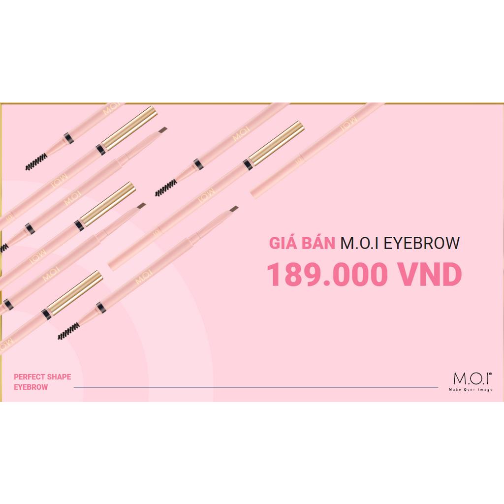 Chì Kẻ Mày 2 đầu M.O.I Cosmetics Perfect Shape Eyebrow Pencil lâu trôi 5g