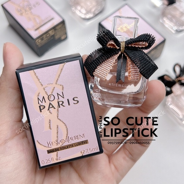 Nước Hoa Y.SL Mon Paris EDP - Parfum Floral - Intensement - Lumiere EDT NEW 2022 7.5ml