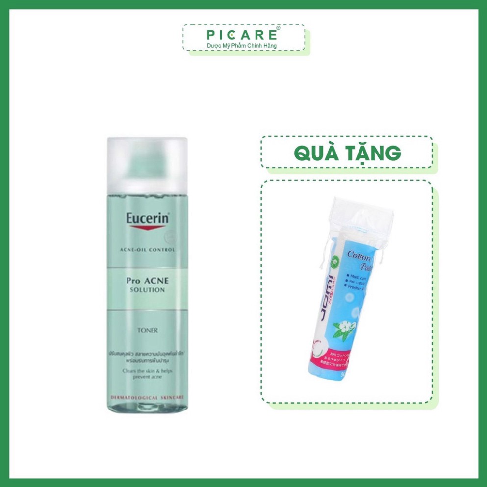 [CHÍNH HÃNG] Nước hoa hồng dành cho da nhờn mụn Eucerin Pro Acne Toner 200ml - 88983