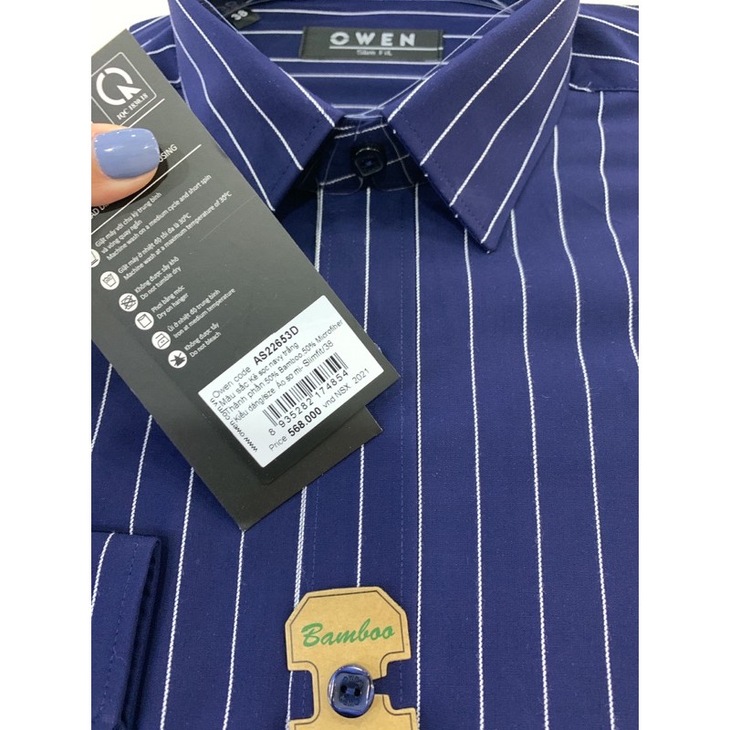 ÁO SƠ MI NAM DÀI TAY OWEN VẢI SỢI TRE (slimfit) | BigBuy360 - bigbuy360.vn