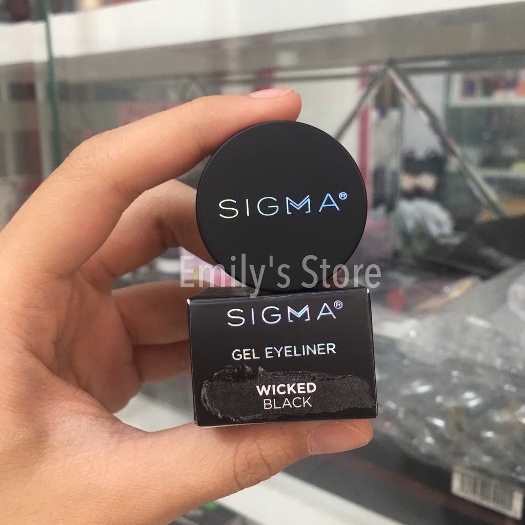 (Lỗi nứt gel) Gel kẻ mắt Sigma Gel Eyeliner màu đen