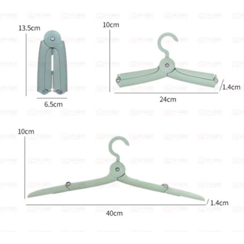 Móc Treo Quần Áo Gấp Gọn Đa Năng Phong Cách Bắc Âu