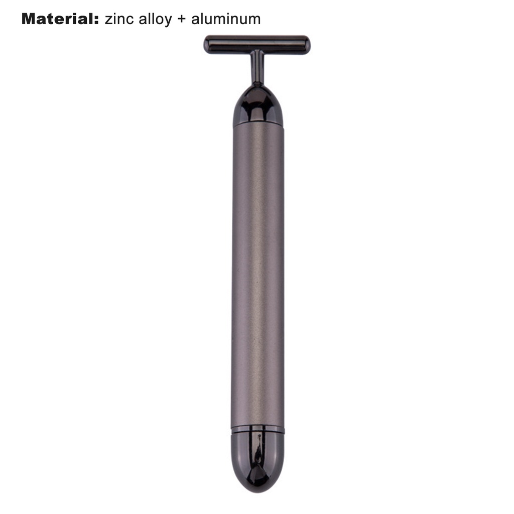 Cây Lăn Massage Mặt Tần Số Rung Mạnh Bằng Hợp Kim Kẽm Hình Chữ T Đa Năng Cho Nữ