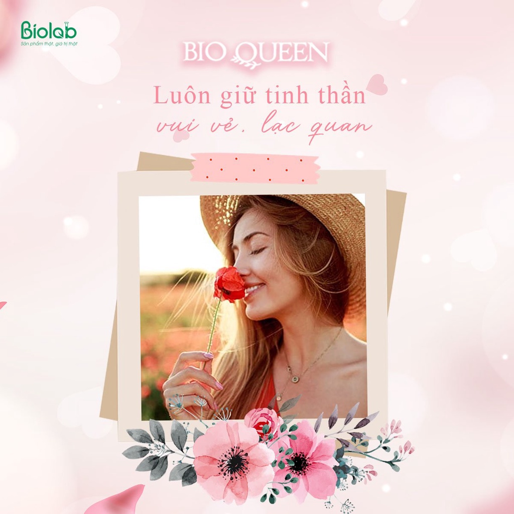 Bio Queen Pluss ++hỗ trợ bổ huyết, bổ sung tăng cường nội tiết tố nữ, hạn chế lão hóa da, làm đẹp da [BIOLAB 30 VIÊN ]