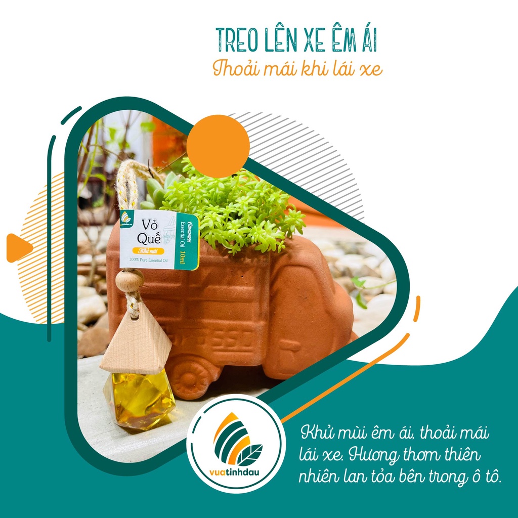 Tinh Dầu Treo Xe Ô Tô Khử Mùi Xe Hơi 8ml VUATINHDAU Tinh Dầu Thơm Treo Xe Treo Thơm Phòng Thơm Tủ Quần Áo