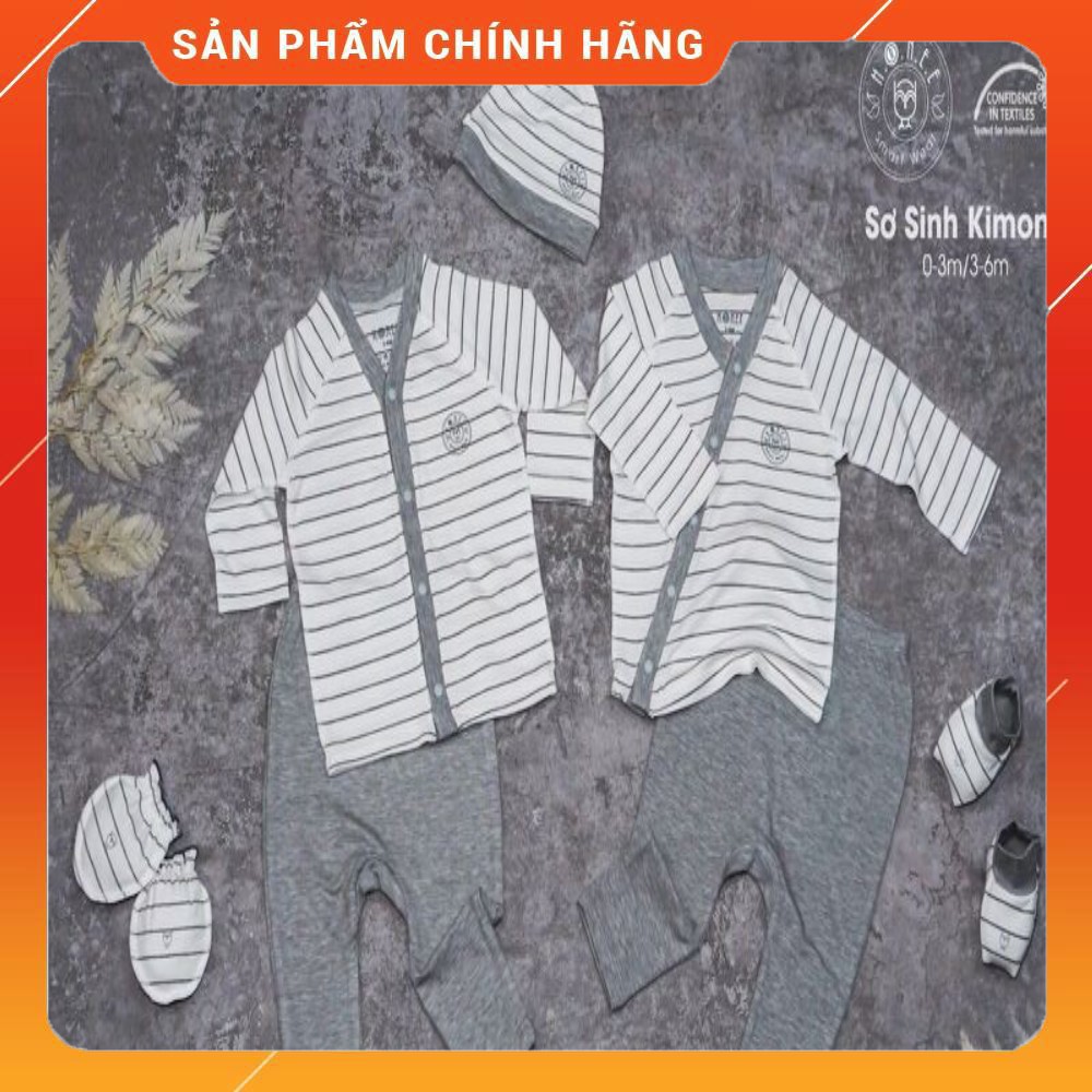 Bộ sơ sinh Kimono hãng Hrnee SIZE 0-3M / 3-6M - Chọn màu nhắn tin cho shop