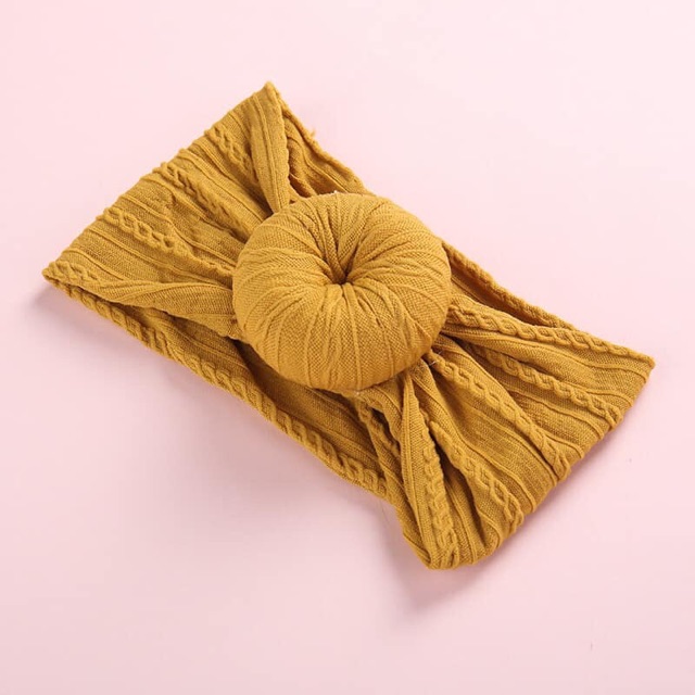 Turban, băng đô bản rộng cotton co giãn dành cho bé gái [ babyboo]