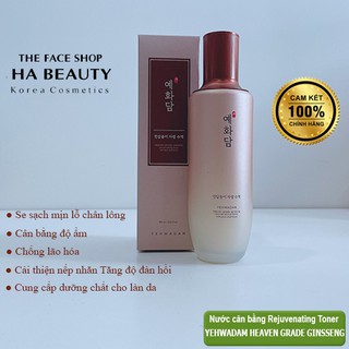 Nước Cân Bằng Trẻ Hóa Da TheFaceShop Yehwadam Heaven Grade Ginseng Rejuvenating Toner