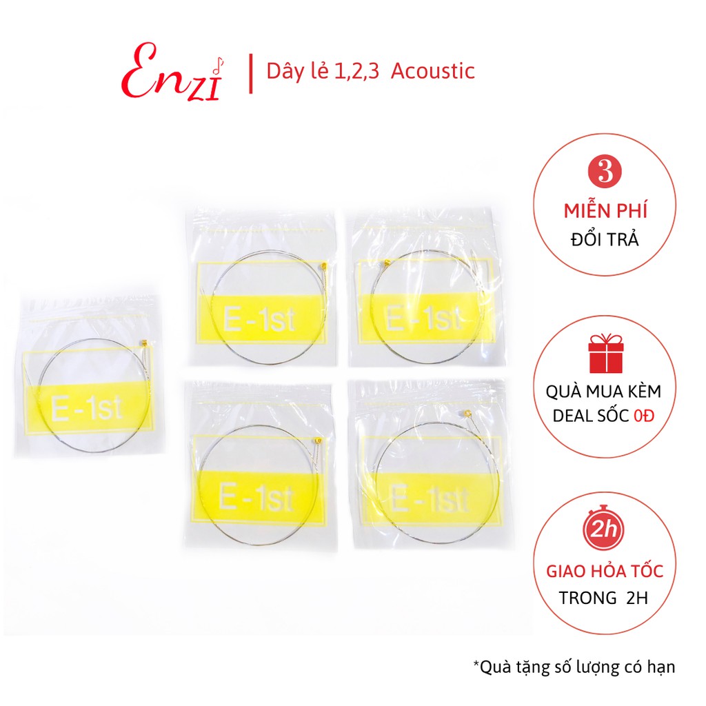 Dây lẻ đàn guitar acoustic chất lượng dây lẻ 1 2 3 acoustic ENZI