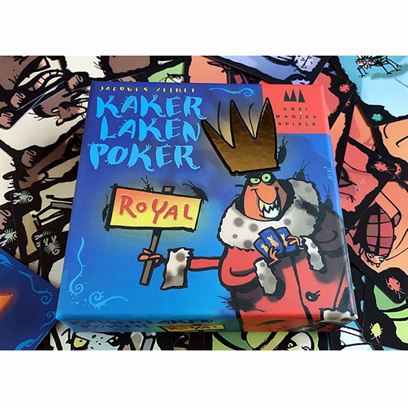 Royal Cards Game Kaker Laken Poker Bộ thẻ bài trò chơi Poker vui nhộn độc đáo