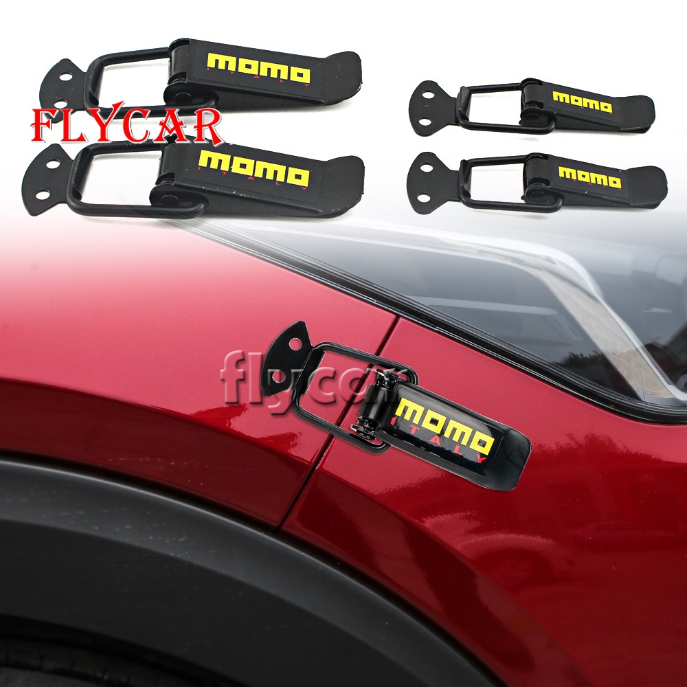 Set 2 Kẹp Khóa Cố Định Tấm Cản Trước Xe Hơi Sparco Mugen Nismo MOMO Ralliart HKS OMP TRD STI TYPE-R