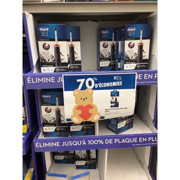 BÀN CHẢI ĐIỆN ORAL B PRO 3 3000 - ĐẦU THAY BÀN CHẢI PRO 3 ORAL 3