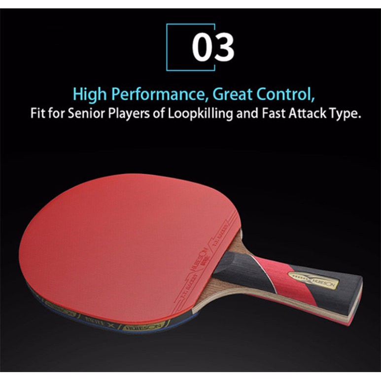 Vợt Bóng Bàn Huieson 6 Sao Bằng Cao Su Carbon