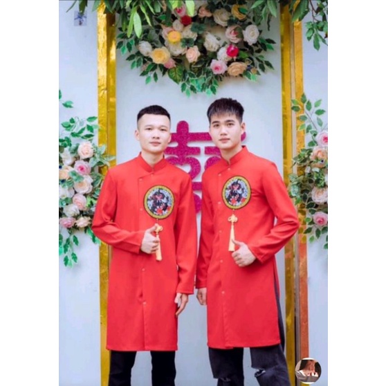 Áo dài nam cách tân hàng sẵn nhiều màu