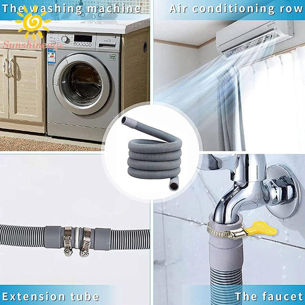 1 Pcs 4M Washing Machine Dishwasher Drain Waste Hose Extension Pipe High Quality