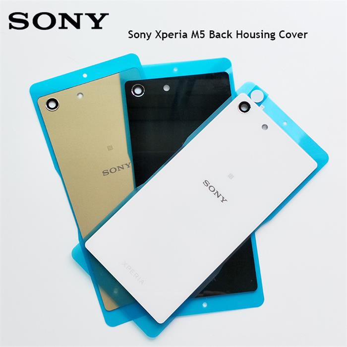 Nắp Lưng Điện Thoại Bằng Kính Với Logo NFC Cho Sony Xperia M5 E5603 E5606 E5653