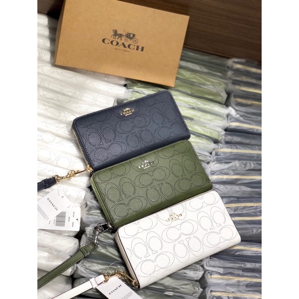 Ví dài Coach Long Zip full box