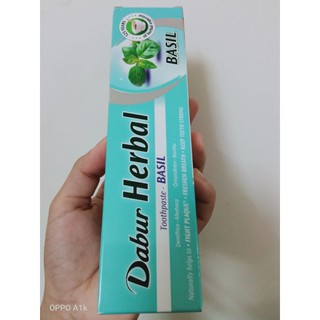 Kem đánh răng Dabur Herbal - Húng Quế