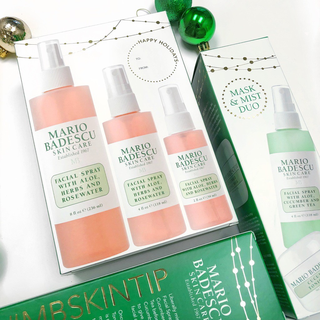 Toner dạng xịt MARIO BADESCU