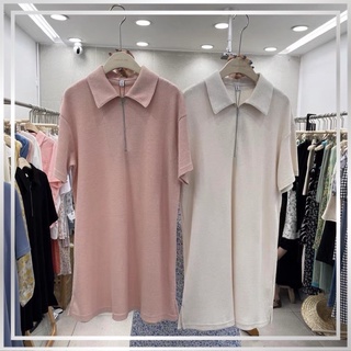 Váy Polo Xuông Khoá Cổ , TONGKHOCHITUE