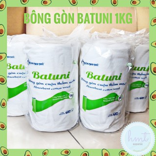 🥑🥑1KG BÔNG GÒN CUỘN BATUNI BÔNG BẠCH TUYẾT - BÔNG GÒN CÔNG NGHIỆP🥑🥑