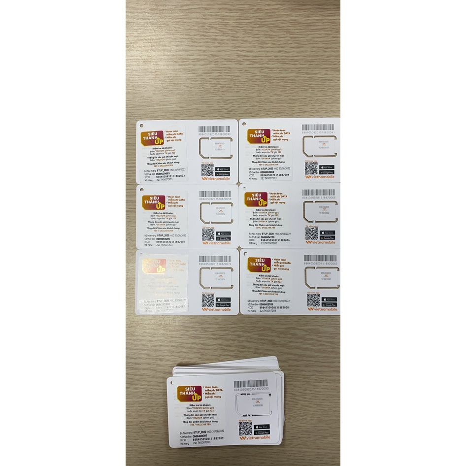 Sim Việt Nam Mobile data, void