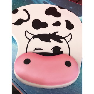 Miếng Lót Chuột Silicon Hình Con Bò Ngộ Nghĩnh NEW 100%