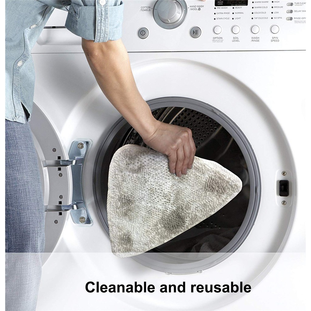 Miếng đệm vải hình tam giác thay thế dành cho cây lau nhà hơi nước Vileda