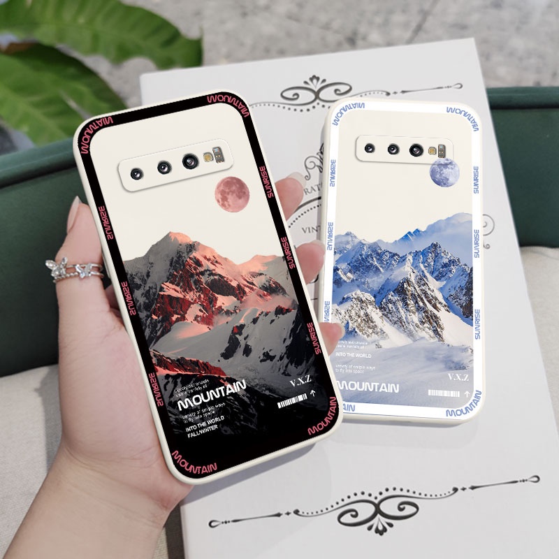 Ốp Điện Thoại Mềm Họa Tiết Bình Minh Sáng Tạo Cho Samsung Galaxy S10 S10E Plus S9 Plus