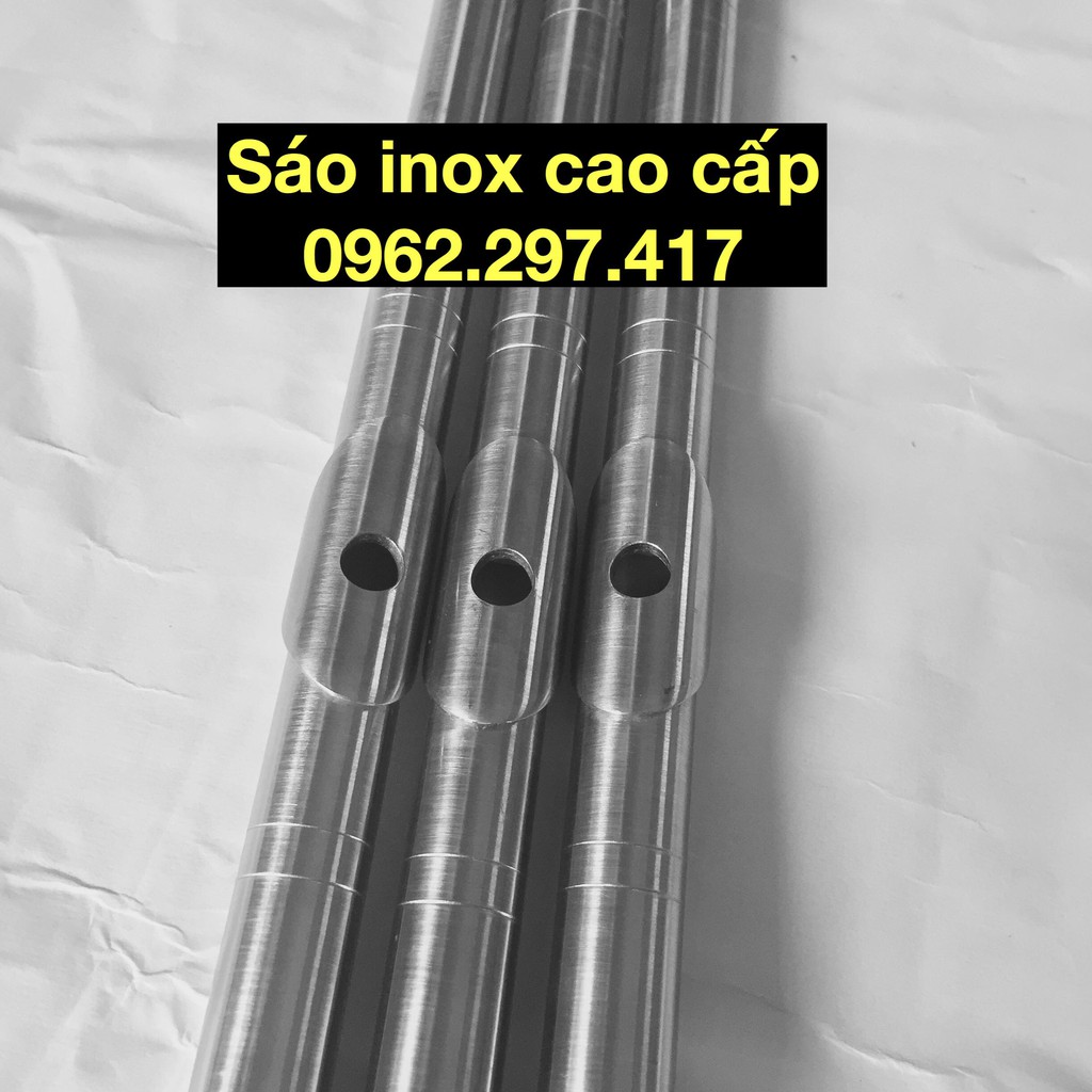 Sáo inox âm cực chuẩn tone Đô C5