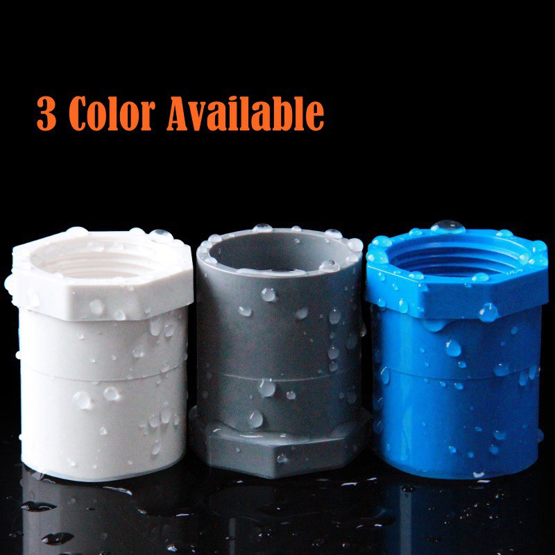 Bộ 5 Đầu Nối Ống Nước Chất Liệu Nhựa Pvc 3 Màu Tuỳ Chọn