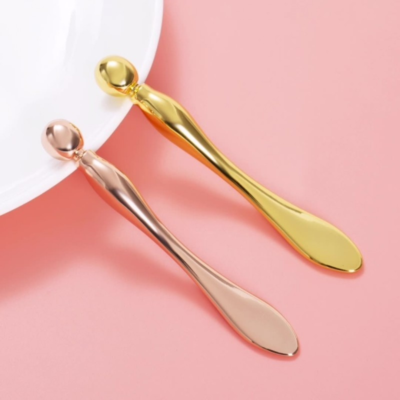 Que Hợp Kim Kẽm 9*77mm Dùng Để Trộn Kem Dưỡng Da Mắt / Mặt Nạ Chăm Sóc Da Chống Nếp Nhăn