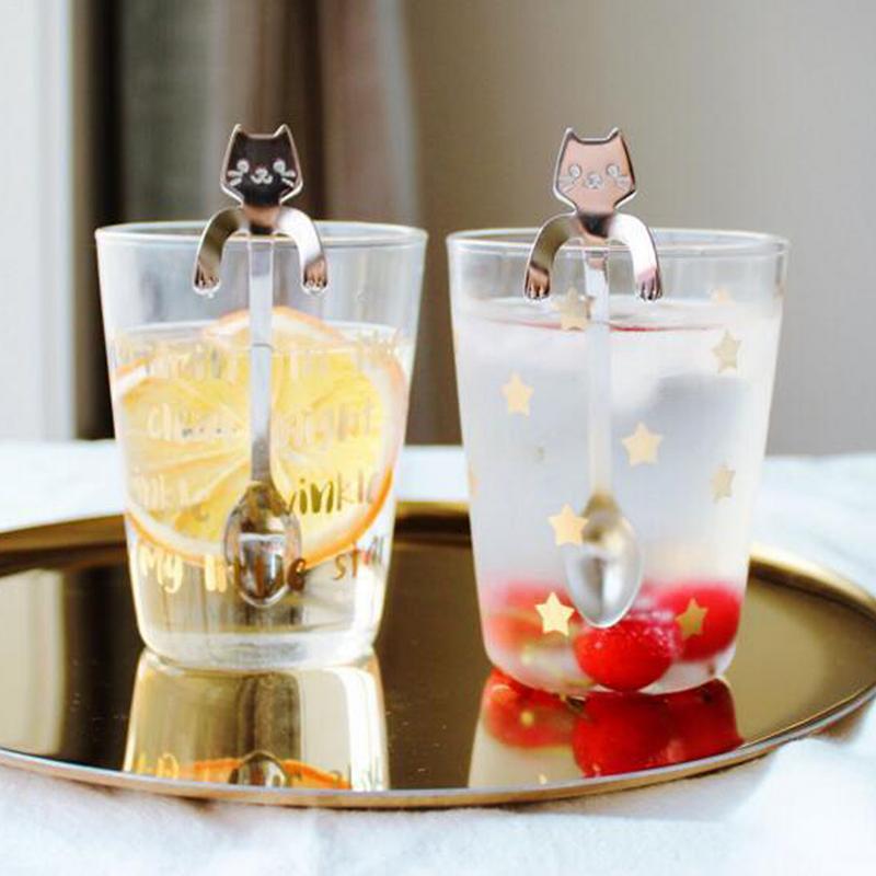 Muỗng cà phê inox hình mèo đáng yêu