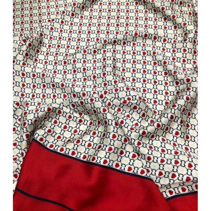 Vải lụa chéo hàn tim