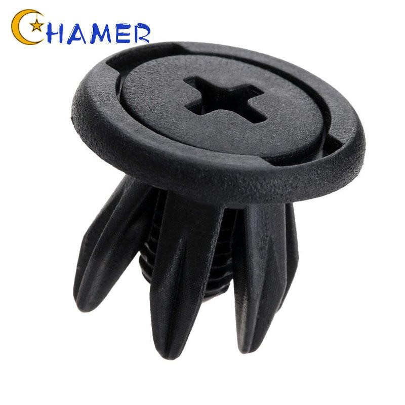 Set 50 đinh tán kẹp bằng nhựa 10mm chuyên dùng cho nội thất xe hơi