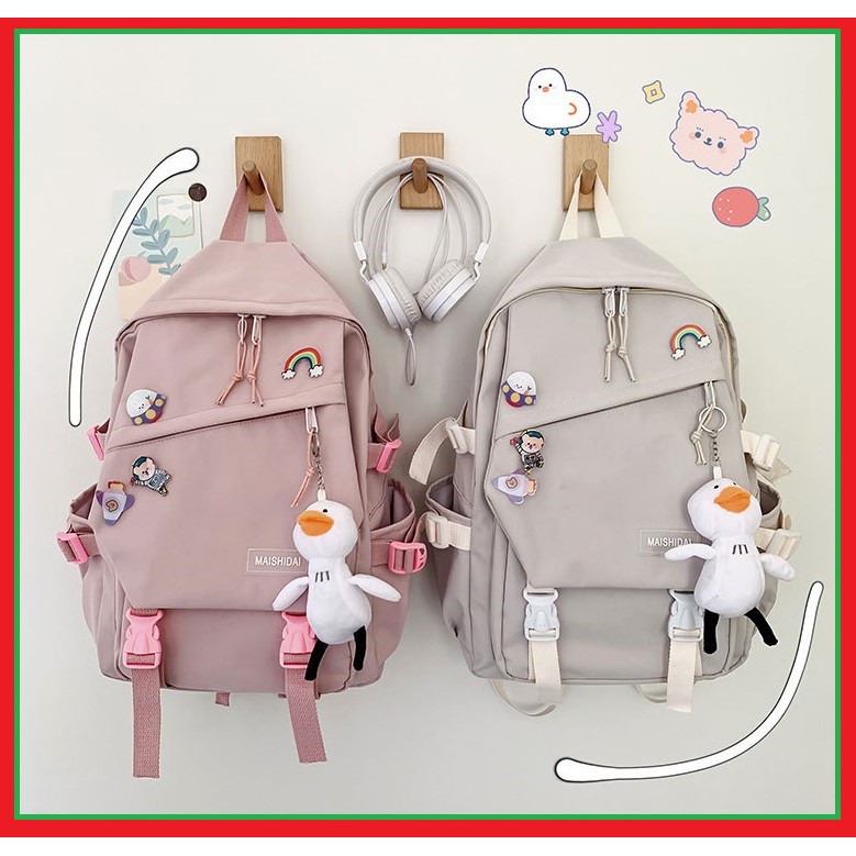 🍁 Balo ulzzang chống nước thời trang nữ đi học đi chơi dễ thương cute chống nước tiện lợi