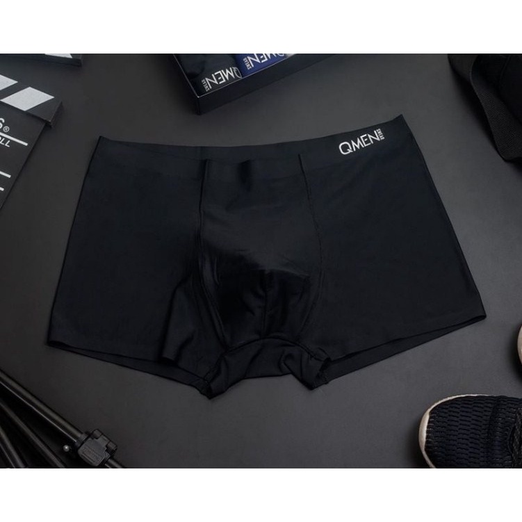 Quần boxer thun lạnh nam cao cấp su đúc không đường may tàng hình kháng khuẩn LOTNAM12