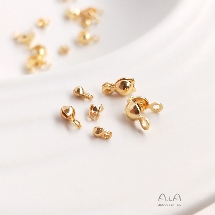 Khóa Cài Túi Xách Hai Đầu Màu Vàng 14k Chất Lượng Cao diy