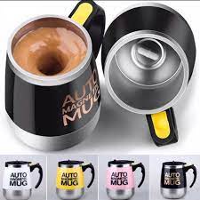 Ly cafe lốc xoáy tự khuấy cafe hai lớp pha sữa hay bột đều rất tiện dụng