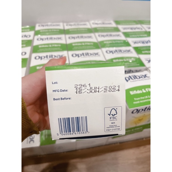 Men vi sinh Optibac xanh lá 30 gói - Mẹ Rofi