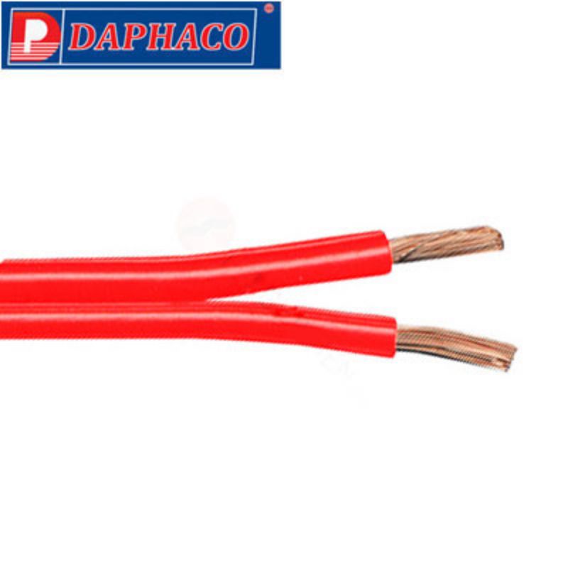 Dây cáp điện đôi mềm Daphaco (dây súp đôi) 2x30T 1.25mm, bán lẻ theo mét