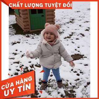 Set khăn mũ Zara xuất dư cho bé