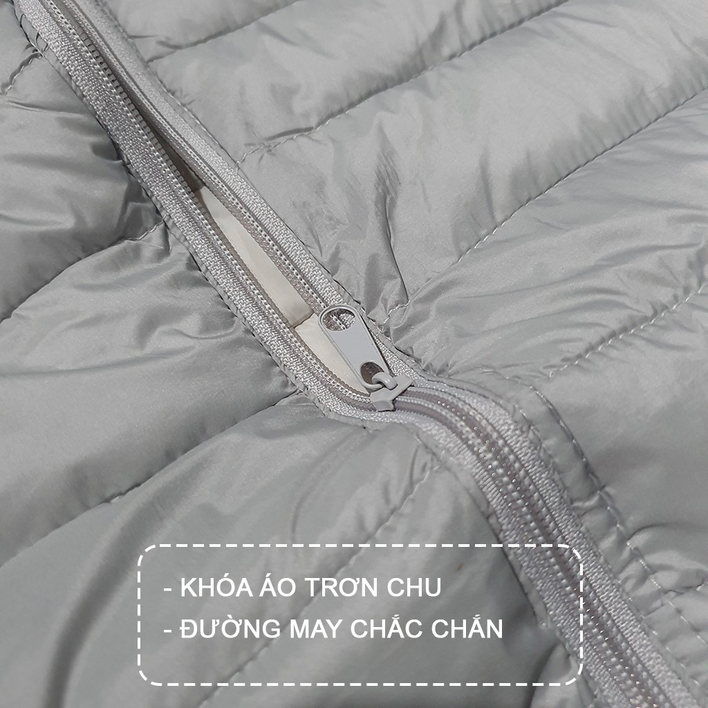 Áo phao nam siêu nhẹ, Áo khoác nam trần bông cao cấp AP