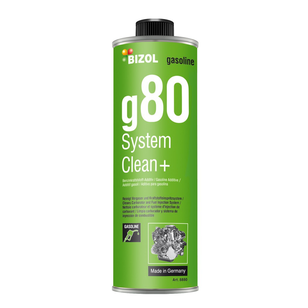 Phụ gia làm sạch kim phun buồng đốt Bizol G80 System Clean Made in Germany