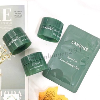 Mặt Nạ Ngủ Tái Tạo Dưỡng Ẩm Da Ban Đêm Laneige Cica Sleeping Mask 10ml.