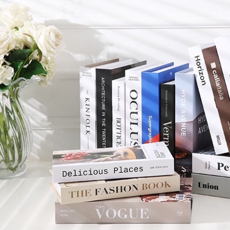 SÁCH GIẢ như thật decor chụp ảnh, trang trí shop, phòng mẫu, kệ sách