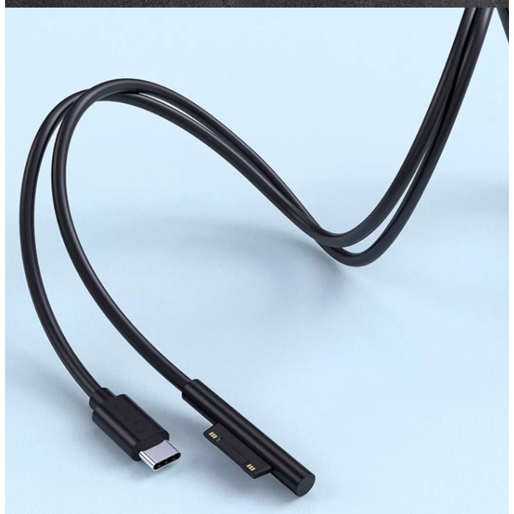 Cáp Chuyển Đổi Sạc Nhanh 3A 15V Bộ Nguồn USB Type-C Cho Microsoft Surface Pro 3 4 5 6