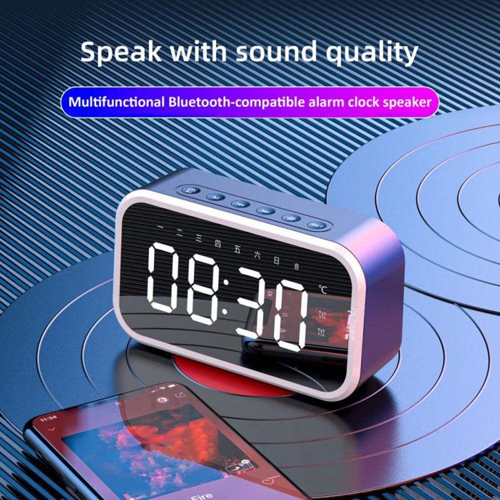 Đồng Hồ LED Kỹ Thuật Số Để Bàn Có Chức Năng Đánh Thức / Hẹn Giờ / Đài FM Màn Hình Hiển