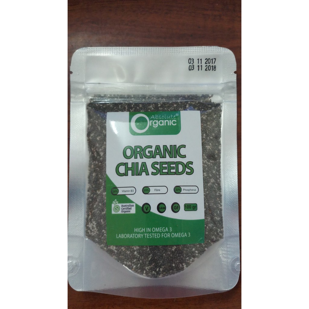 【HÀNG CHÂT】Hạt chia Úc 100gr