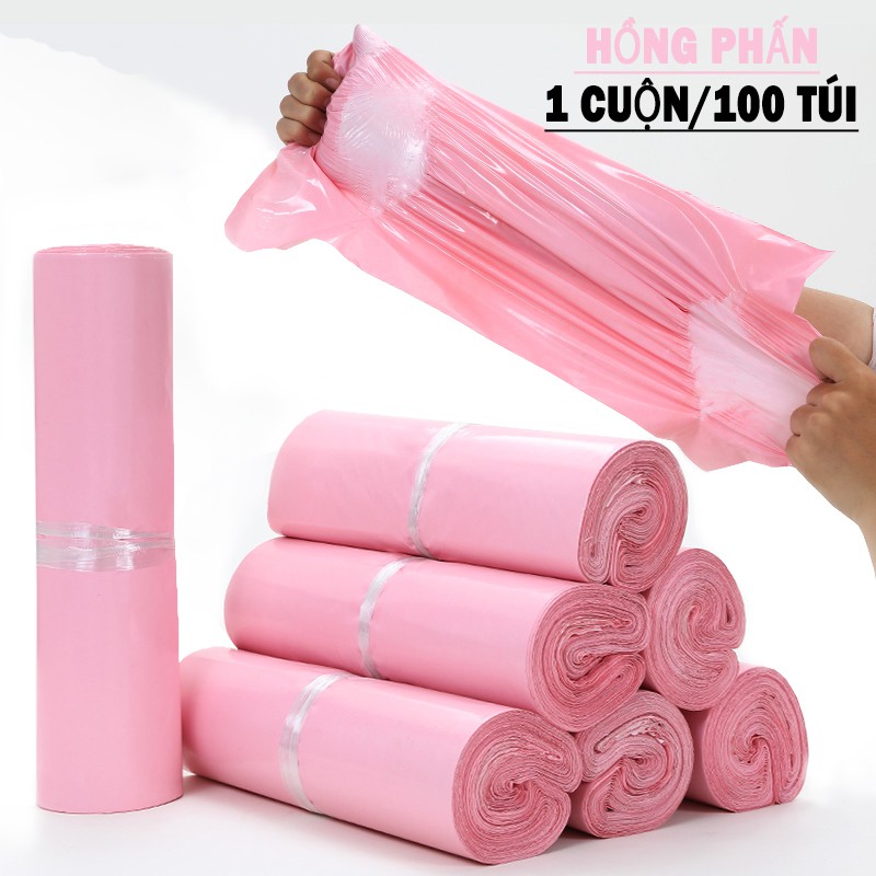 Hồng Phấn 45*60 (RẺ NHẤT SHOPEE) ,Túi Gói Hàng Túi Niêm Phong xưởng Sản xuất  &lt;Giá Xưởng&gt; - Loại 1